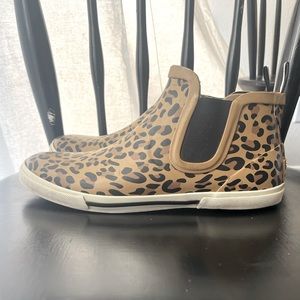 Joules Leopard Print Chelsea Rain Boot
